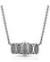 Image #2 - Montana Silversmiths Women's Turquoise Quint Bar Necklace, Silver, hi-res