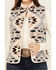 Image #3 - Shyanne Women's Southwestern Print Polar Fleece Vest, Natural, hi-res