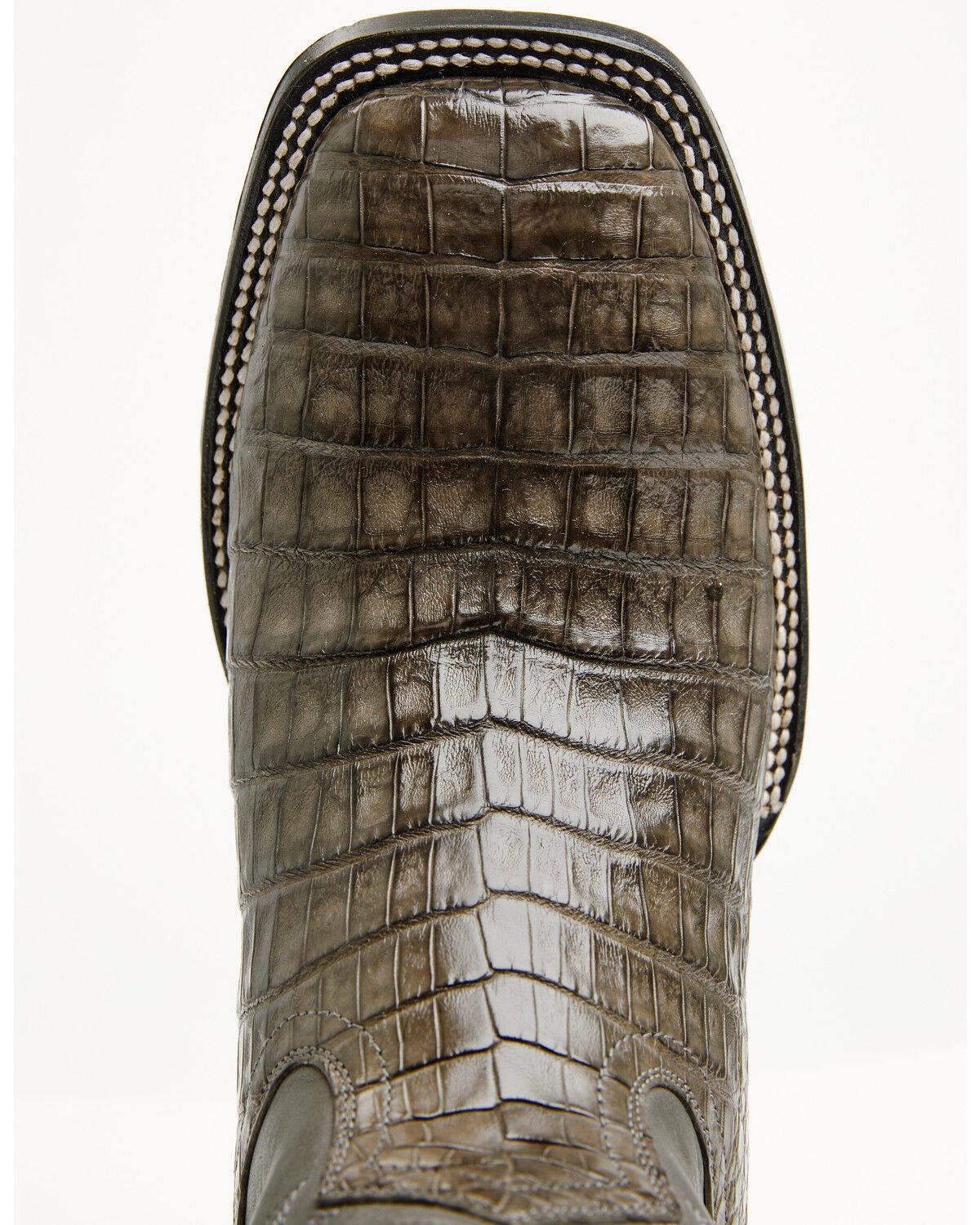 Image #6 - Cody James Black 1978&reg; Men's The Hayward Exotic Caiman Belly Western Boots - Broad Square Toe, Grey, hi-res