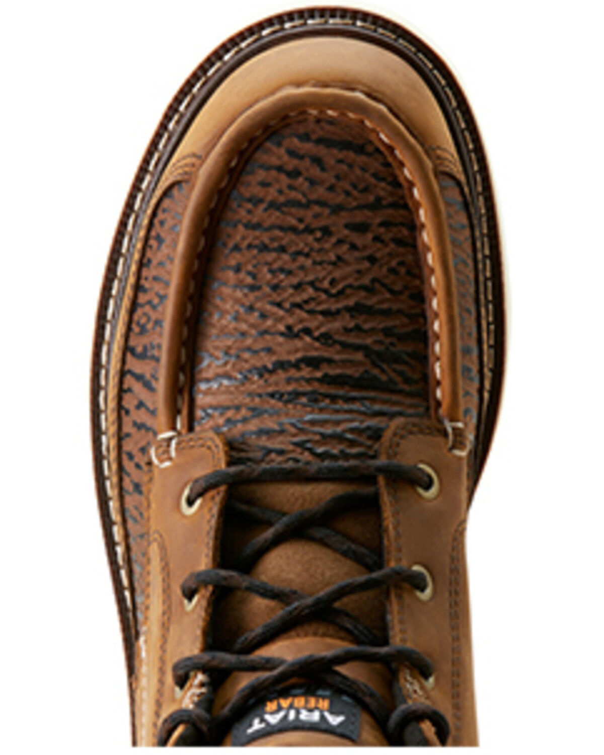 Image #4 - Ariat Men's 5.5" Rebar Lift Chukka Moc Work Boots - Composite Toe, Brown, hi-res