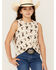 Image #1 - Wrangler Girls' Rodeo Print Sleeveless Tank , Tan, hi-res