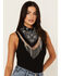 Image #1 - Idyllwind Women's Black Delray Bandana Necklace , Black, hi-res