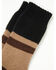 Image #2 - Cody James Men's Patton Striped Crew Socks, Brown, hi-res