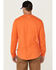 Image #4 - Hawx Men's Logo Long Sleeve Graphic Work T-Shirt - Big & Tall , Orange, hi-res