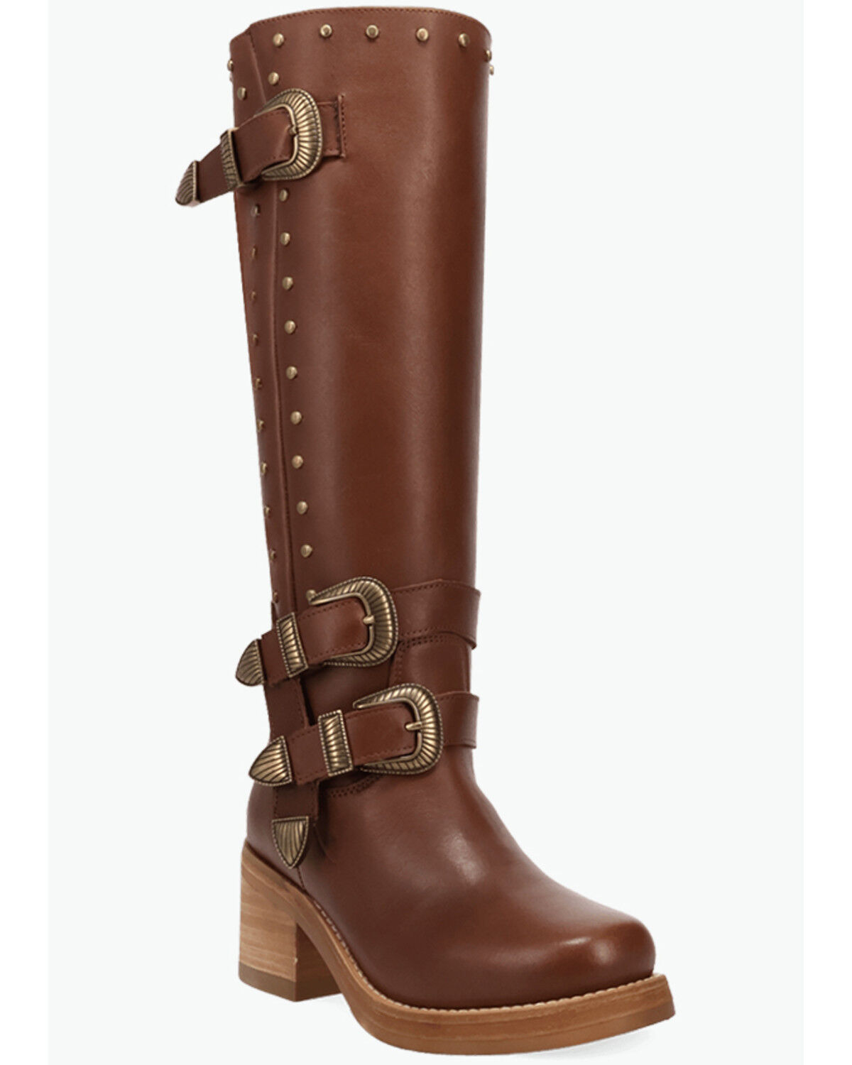 Dingo Women's Fillmore Tall Fashion Boots - Round Toe, Brown, hi-res