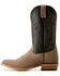 Image #2 - Ariat Men's Bankroll Roughout Western Boots - Medium Toe , Grey, hi-res