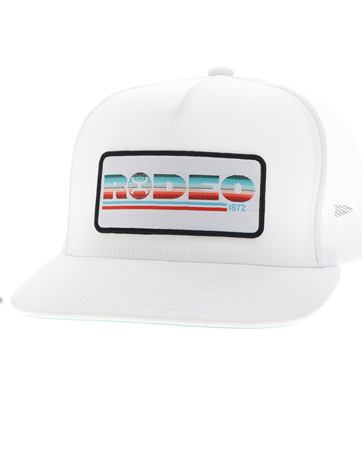 Hooey Men's Rodeo Trucker Cap, White, hi-res