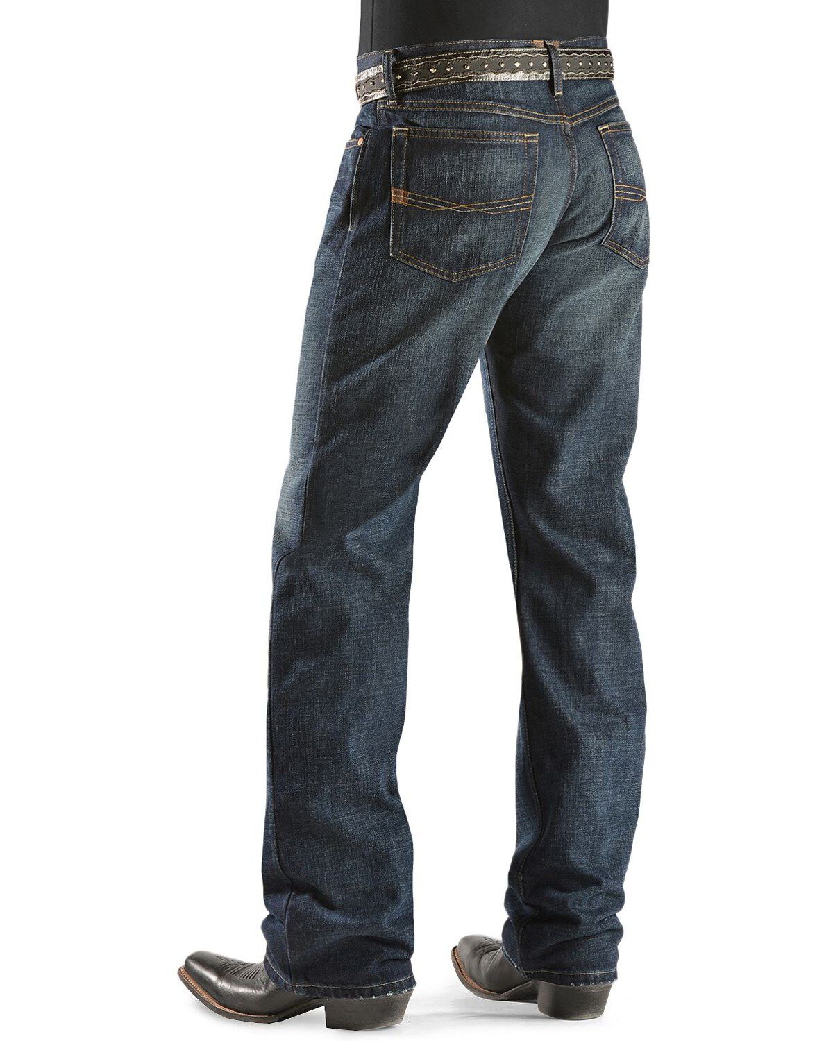 Image #1 - Ariat Men's M4 Roadhouse Boot Cut Jeans, Dark Stone, hi-res