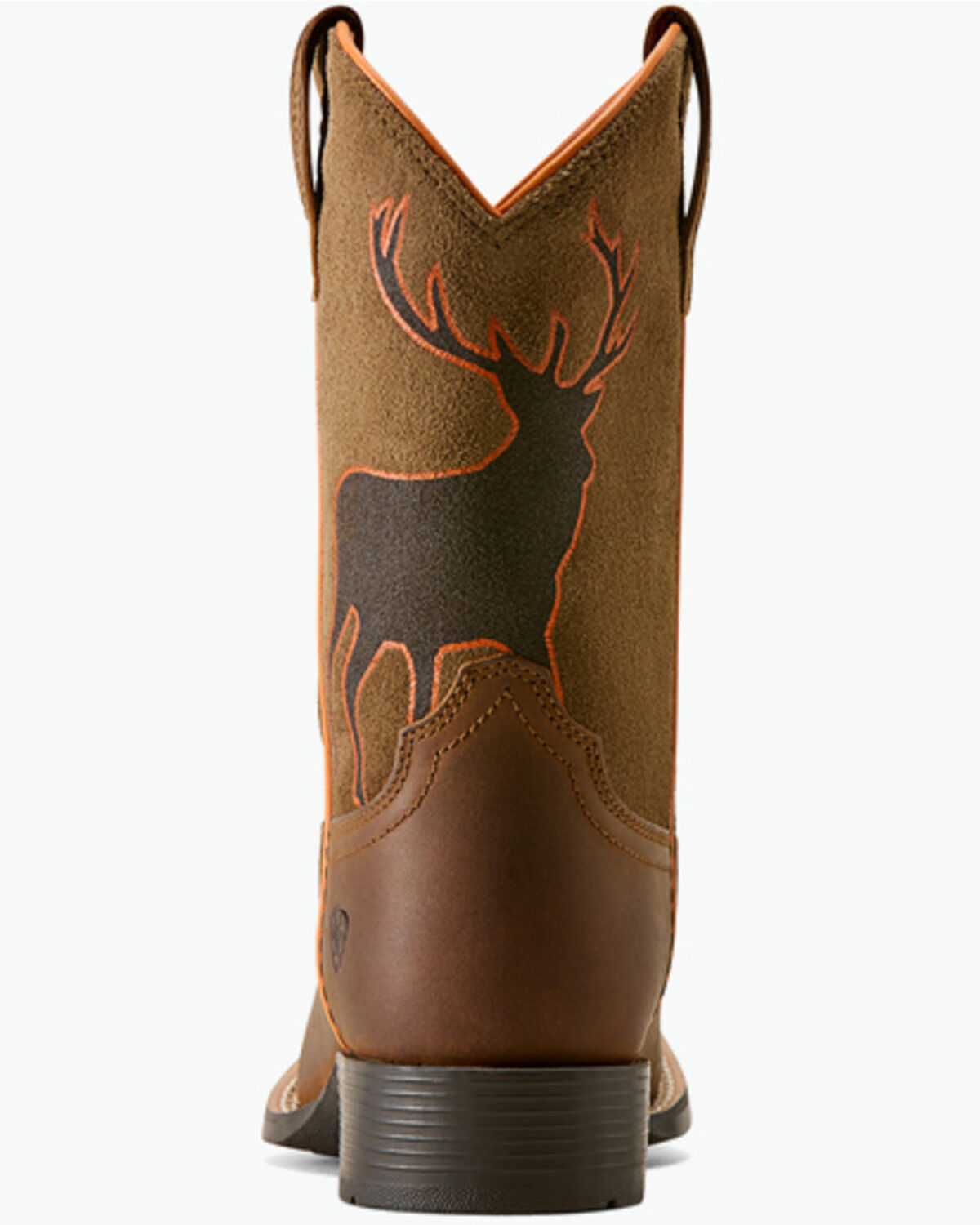 Image #3 - Ariat Boys' Trail Cam Performance Western Boots - Broad Square Toe, Brown, hi-res