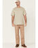 Image #2 - Hawx Men's Solid Taupe Force Heavyweight Short Sleeve Work Pocket T-Shirt , Taupe, hi-res