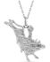 Image #2 - Montana Silversmiths Men's Bull Rider Pendant Necklace , Silver, hi-res