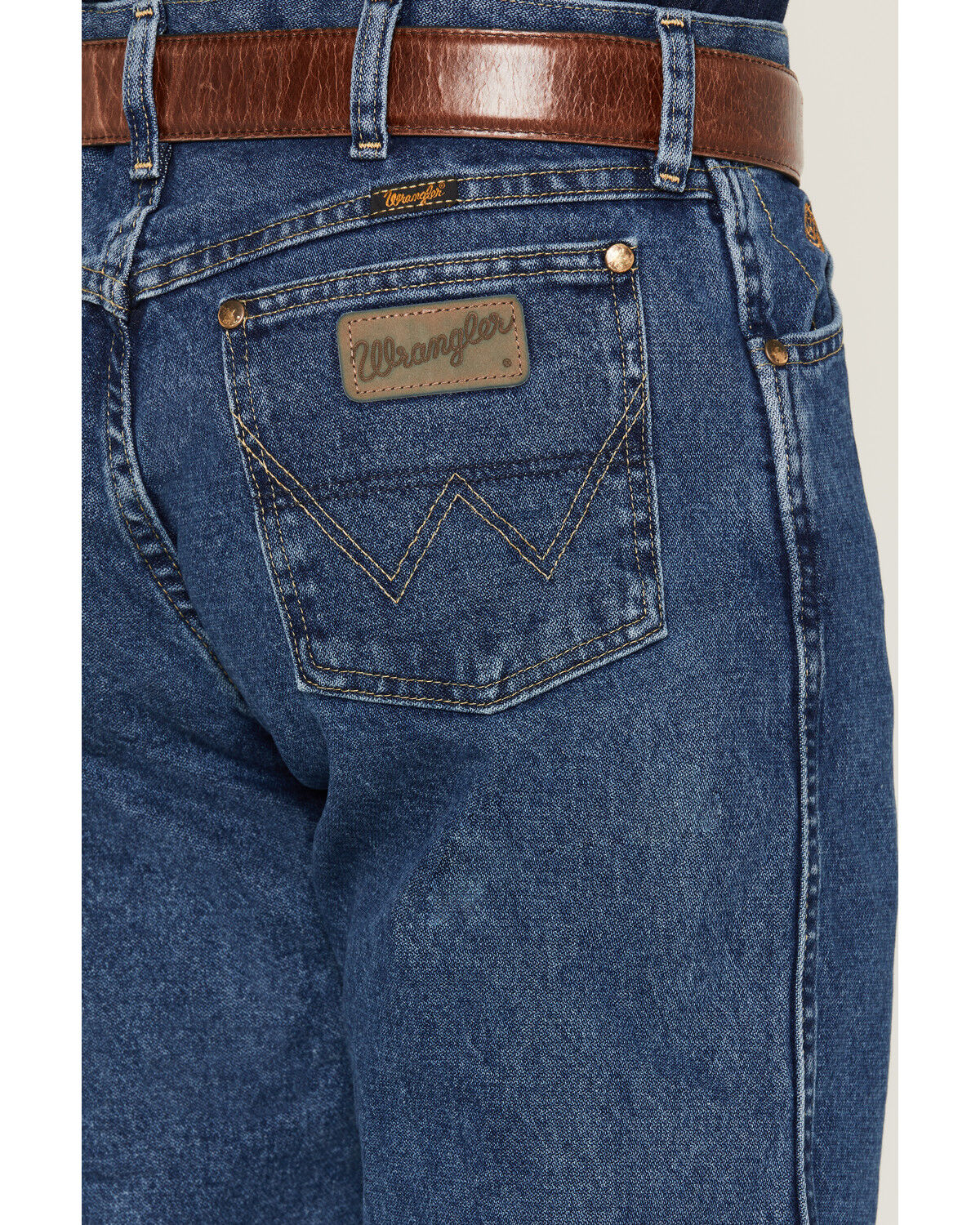 Image #4 - George Strait by Wrangler Men's Cowboy Cut Original Fit Jeans, Denim, hi-res