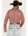 Image #4 - Sendero Provisions Men's Wyatt Stripe Print Long Sleeve Snap Western Shirt, Pink, hi-res