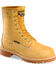 Image #1 - Carolina Men's Basic 8" Work Boots, Wheat, hi-res
