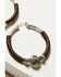 Image #2 - Shyanne Women's Monument Valley Wrapped Hoop Earrings, Silver, hi-res