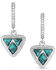 Image #1 - Montana Silversmiths Women's High Noon Cobblestone Turquoise Earrings , Silver, hi-res