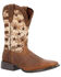 Image #1 - Durango Men's Westward Digi Camo Shaft Performance Western Boots - Broad Square Toe, Brown, hi-res