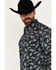 Image #2 - Moonshine Spirit&reg; Men's Kaanapali Floral Print Long Sleeve Snap Western Shirt, Black, hi-res