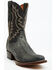 Image #1 - Dan Post Men's 11" Exotic Ostrich Leg Western Boots - Square Toe , Grey, hi-res