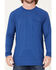 Image #3 - RANK 45&reg; Men's Tornado Solid Performance Long Sleeve T-Shirt, Blue, hi-res
