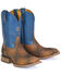 Image #1 - Tin Haul Men's Crisscross Western Boots - Broad Square Toe , Tan, hi-res