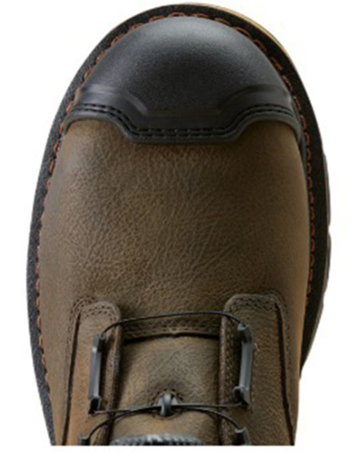 Image #4 - Ariat Men's 8" Stump Jumper BOA&reg; Waterproof Work Boots - Composite Toe, Brown, hi-res