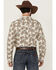 Image #4 - Cody James Men's Kendall Paisley Print Long Sleeve Button-Down Stretch Western Shirt - Tall, Tan, hi-res