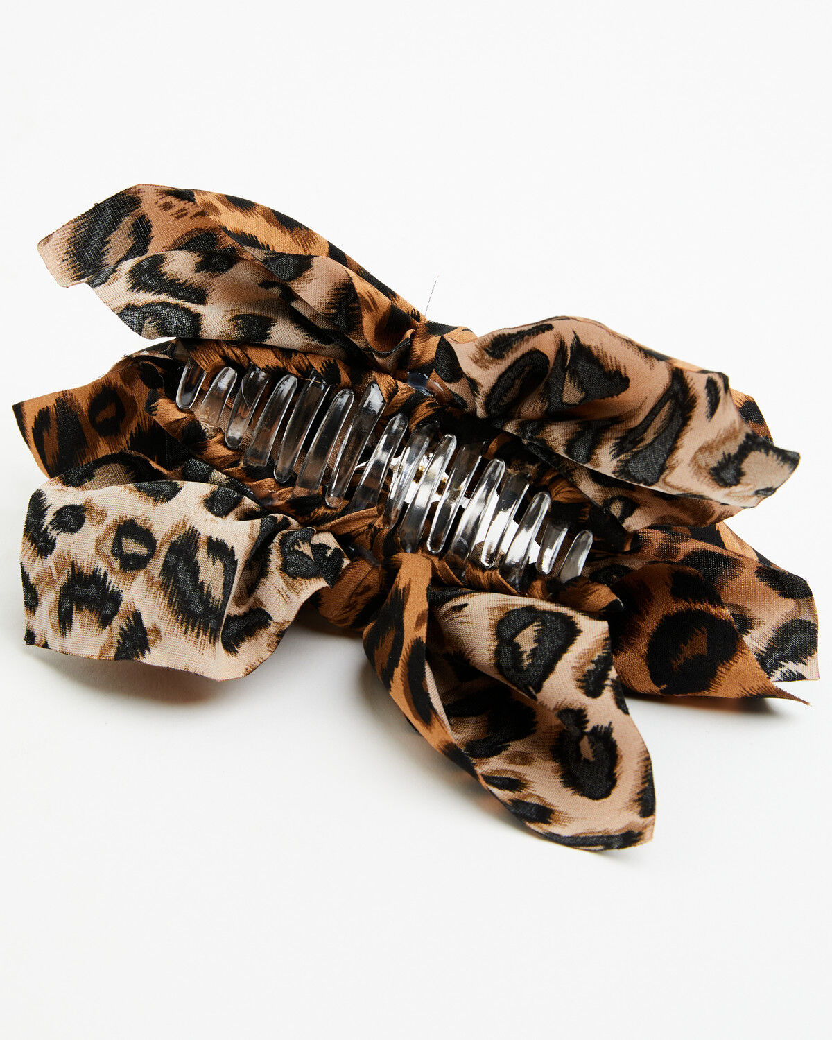 Image #2 - Shyanne Women's Leopard Print Fabric Claw Clip, Multi, hi-res