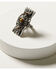Image #1 - Shyanne Women's Monument Valley Silver Medallion Statement Ring, Silver, hi-res