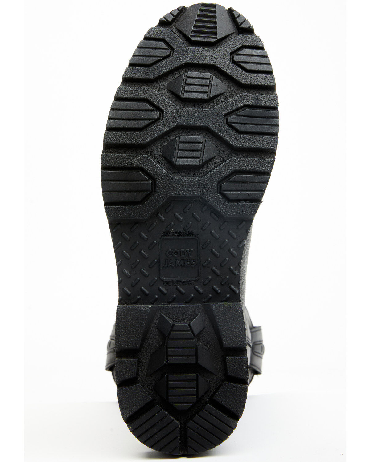 Image #7 - Cody James Men's 11" Uniform Western Work Boots - Soft Toe, Black, hi-res