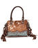 Image #1 - Myra Bag Women's Cowhide Satchel, Brown, hi-res