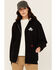 Image #2 - Troll Co Women's High Class Zip-Up Hoodie , Black, hi-res