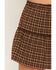 Image #2 - Wishlist Women's Plaid Print Mini Skirt, Brown, hi-res