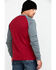 Image #2 - Wolverine Men's Brower Baseball Long Sleeve Work Shirt, Dark Red, hi-res