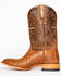 Image #4 - Cody James Men's Burnished Caiman Exotic Boots - Wide Square Toe, Brown, hi-res