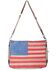 Image #1 - Scully Women's Suede American Flag Crossbody Bag, Patriotic, hi-res