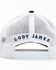 Image #3 - Cody James Men's Long Horn Skull Flag Embroidered Ball Cap, Navy, hi-res