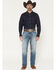 Image #1 - Ariat Men's M4 Rogers Medium Wash Relaxed Bootcut Denim Jeans, Medium Wash, hi-res
