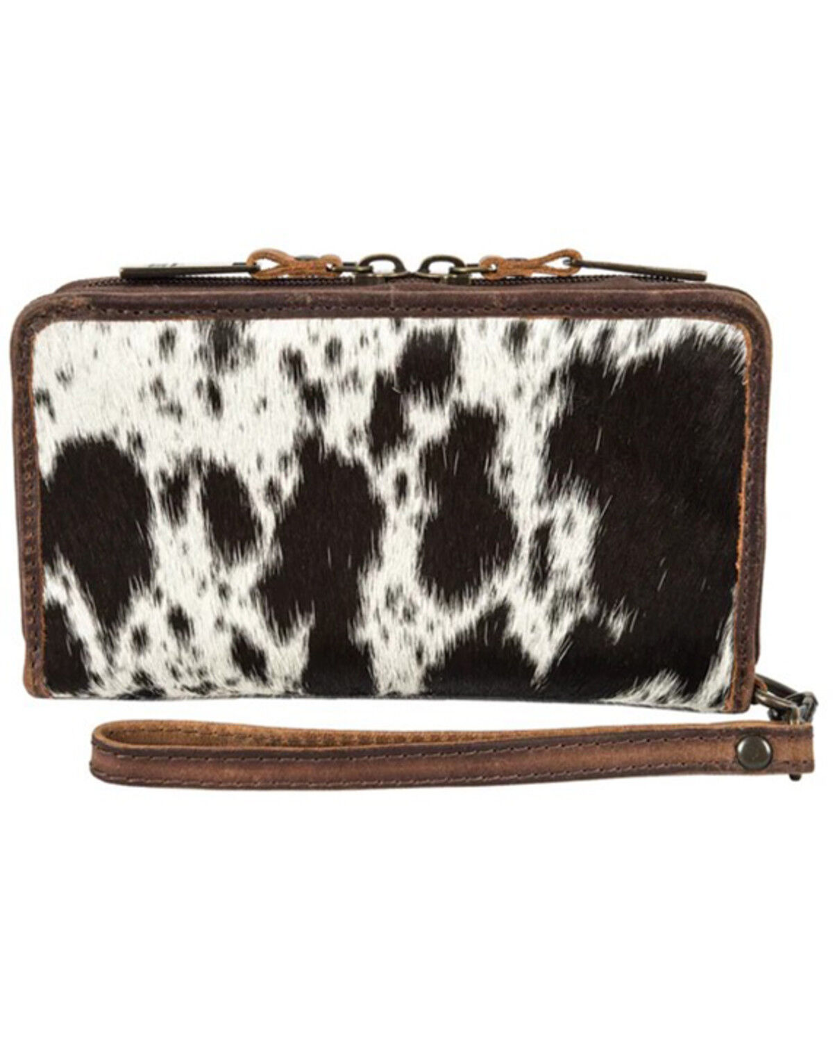 Image #3 - STS Ranchwear By Carroll Kacy Cowhide Organizer Wallet, Black, hi-res