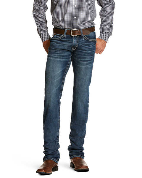 Image #1 - Ariat Men's M7 Silverton Coltrane Slim Straight Jeans , Blue, hi-res
