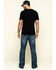 Image #5 - Cody James Men's Wolfstooth Medium Wash Relaxed Bootcut Stretch Denim Jeans , Blue, hi-res