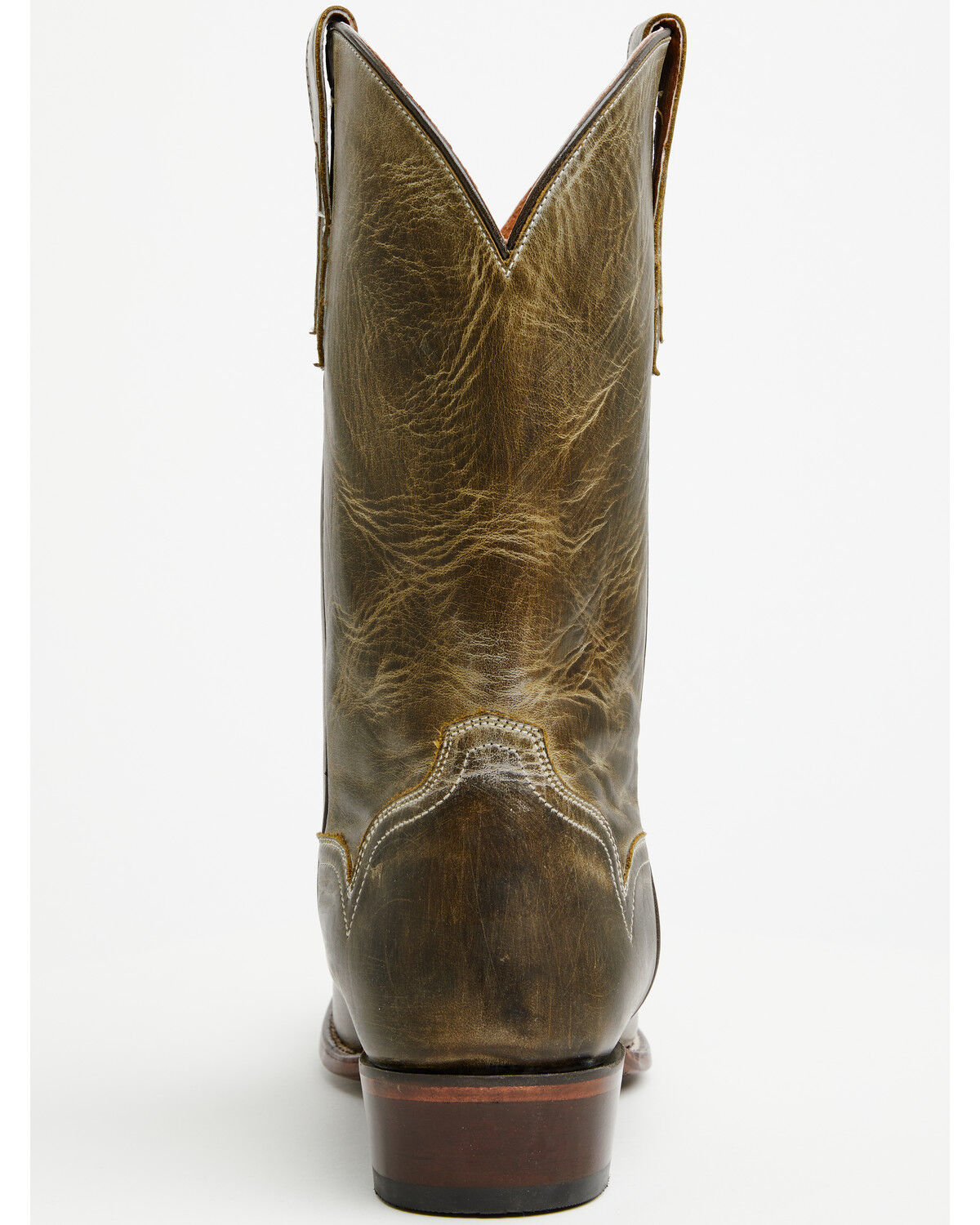 Image #5 - Moonshine Spirit&reg; Men's Redford Western Boots - Square Toe, Olive, hi-res