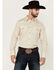 Image #1 - Gibson Men's Basic Solid Long Sleeve Pearl Snap Western Shirt - Tall, Tan, hi-res