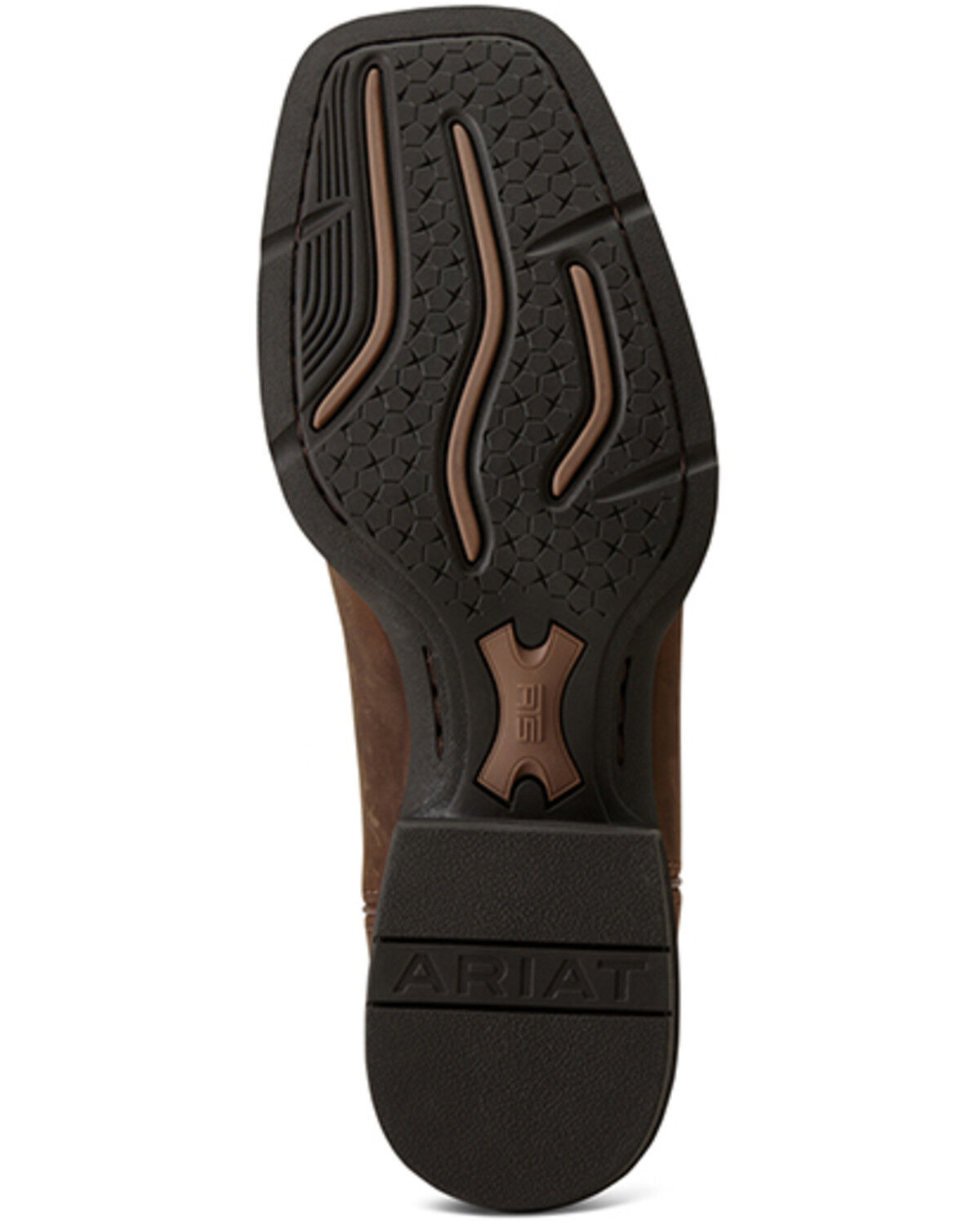 Image #5 - Ariat Men's Sport Western Performance Boots - Broad Square Toe, Brown, hi-res