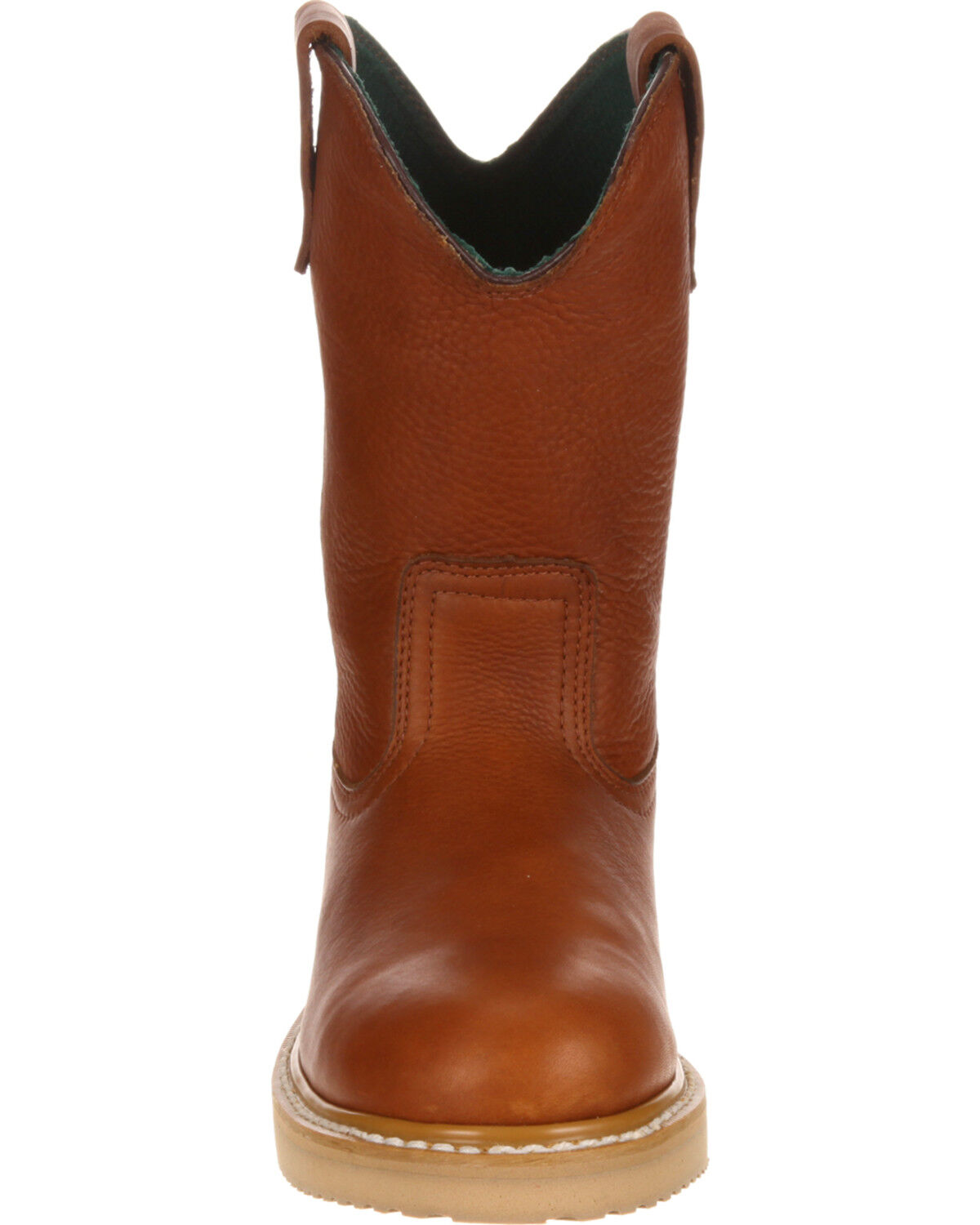 Image #4 - Georgia Men's Farm & Ranch Wellington Work Boots, Gold, hi-res