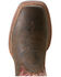 Image #4 - Ariat Men's Oakwood Western Boots - Broad Square Toe, Grey, hi-res