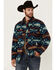 Image #1 - Powder River Outfitters Men's Southwestern Print Shacket, Navy, hi-res