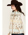 Image #2 - Outback Trading Co Women's Rosalie Southwestern Print Zip-Up Vest, Cream, hi-res