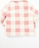 Image #3 - Urban Republic Toddler Girls' Plaid Print Snap Shacket, Pink, hi-res