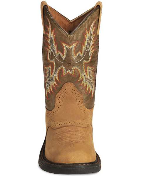 Image #4 - Ariat Boys' WorkHog® Western Boots - Round Toe, Aged Bark, hi-res